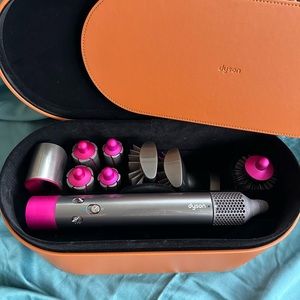 Dyson Airwrap Complete Nickle and Fuschia